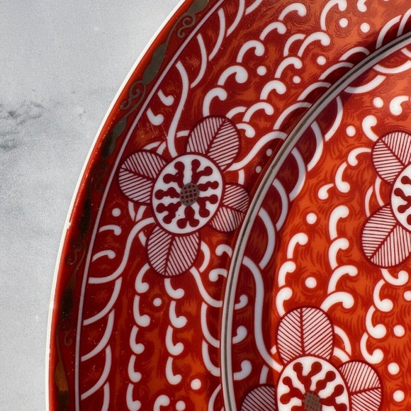 Imperial Brocade Georges Briard Serving Platter 12" Vintage 1960s - Picture 6 of 6